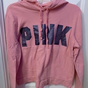 pink hoodie